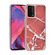 UNIQ Accessory UNIQ Classic Case Oppo A54 5G & A74 5G TPU Backcover hoesje - Marble Red UNIQ Accessory UNIQ Classic Case Oppo A54 5G & A74 5G TPU Backcover hoesje - Marble Red