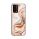 UNIQ Accessory UNIQ Classic Case Oppo A54 5G & A74 5G TPU Backcover hoesje - Marble Brown UNIQ Accessory UNIQ Classic Case Oppo A54 5G & A74 5G TPU Backcover hoesje - Marble Brown