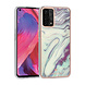 UNIQ Accessory UNIQ Classic Case Oppo A54 5G & A74 5G TPU Backcover hoesje - Marble Aquamarine UNIQ Accessory UNIQ Classic Case Oppo A54 5G & A74 5G TPU Backcover hoesje - Marble Aquamarine