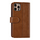 UNIQ Accessory UNIQ Accessory iPhone 12 - 12 Pro Brown Book type case - PU leather UNIQ Accessory UNIQ Accessory iPhone 12 - 12 Pro Brown Book type case - PU leather