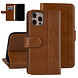 UNIQ Accessory UNIQ Accessory iPhone 12 - 12 Pro Brown Book type case - PU leather UNIQ Accessory UNIQ Accessory iPhone 12 - 12 Pro Brown Book type case - PU leather