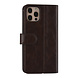 UNIQ Accessory UNIQ Accessory iPhone 12 - 12 Pro Book Case hoesje - Donker Bruin - PU leather UNIQ Accessory UNIQ Accessory iPhone 12 - 12 Pro Book Case hoesje - Donker Bruin - PU leather