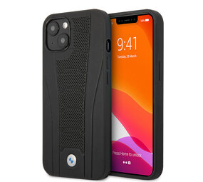 BMW BMW iPhone 13 Mini Hardcase-Rückseite Hülle - Perforated Deboss Lines - Schwarz BMW BMW iPhone 13 Mini Hardcase-Rückseite Hülle - Perforated Deboss Lines - Schwarz