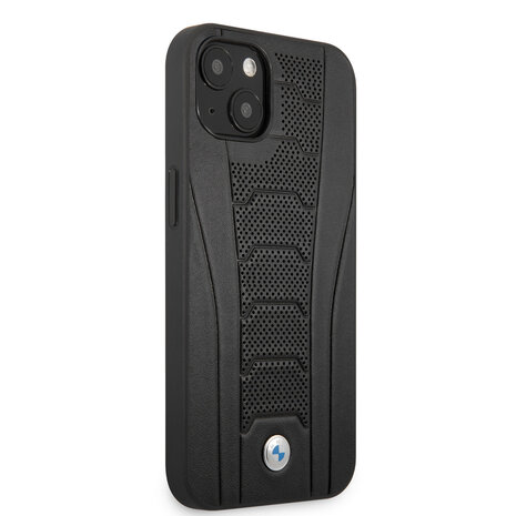 BMW BMW iPhone 13 Mini Hardcase-Rückseite Hülle - Perforated Deboss Lines - Schwarz BMW BMW iPhone 13 Mini Hardcase-Rückseite Hülle - Perforated Deboss Lines - Schwarz