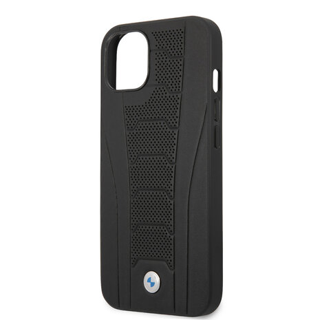 BMW BMW iPhone 13 Mini Hardcase-Rückseite Hülle - Perforated Deboss Lines - Schwarz BMW BMW iPhone 13 Mini Hardcase-Rückseite Hülle - Perforated Deboss Lines - Schwarz