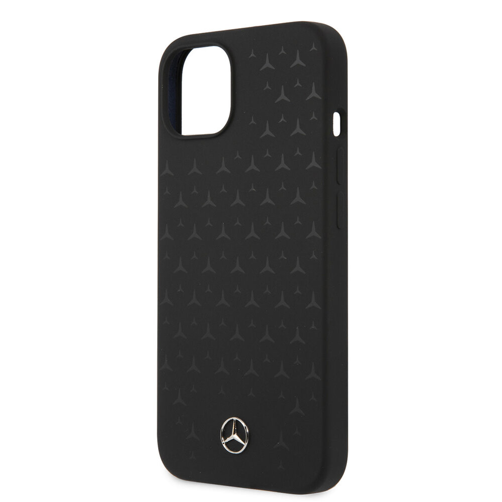 Mercedes-Benz Mercedes-Benz iPhone 13 Mini Hardcase-Rückseite Hülle - Stars Pattern - Schwarz Mercedes-Benz Mercedes-Benz iPhone 13 Mini Hardcase-Rückseite Hülle - Stars Pattern - Schwarz