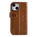 Pierre Cardin Pierre Cardin iPhone 13 Mini Book Case hoesje - Pasjeshouder voor 3 pasjes - Magneetsluiting - Bruin Pierre Cardin Pierre Cardin iPhone 13 Mini Book Case hoesje - Pasjeshouder voor 3 pasjes - Magneetsluiting - Bruin