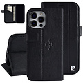 Pierre Cardin Pierre Cardin iPhone 13 Pro Max Book Case hoesje - Pasjeshouder voor 3 pasjes - Magneetsluiting - Zwart