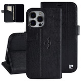 Pierre Cardin Pierre Cardin iPhone 13 Pro Max Book Case hoesje - Pasjeshouder voor 3 pasjes - Magneetsluiting - Zwart Pierre Cardin Pierre Cardin iPhone 13 Pro Max Book Case hoesje - Pasjeshouder voor 3 pasjes - Magneetsluiting - Zwart