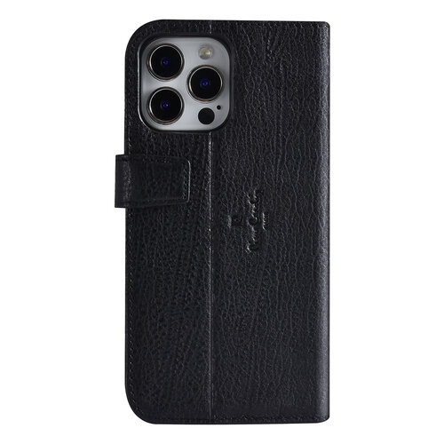 Pierre Cardin Pierre Cardin iPhone 13 Pro Max Book Case hoesje - Pasjeshouder voor 3 pasjes - Magneetsluiting - Zwart