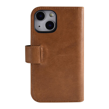 Pierre Cardin Pierre Cardin iPhone 13 Mini Book type case - Card holder for 6 cards - Magnetic closure - Brown Pierre Cardin Pierre Cardin iPhone 13 Mini Book type case - Card holder for 6 cards - Magnetic closure - Brown