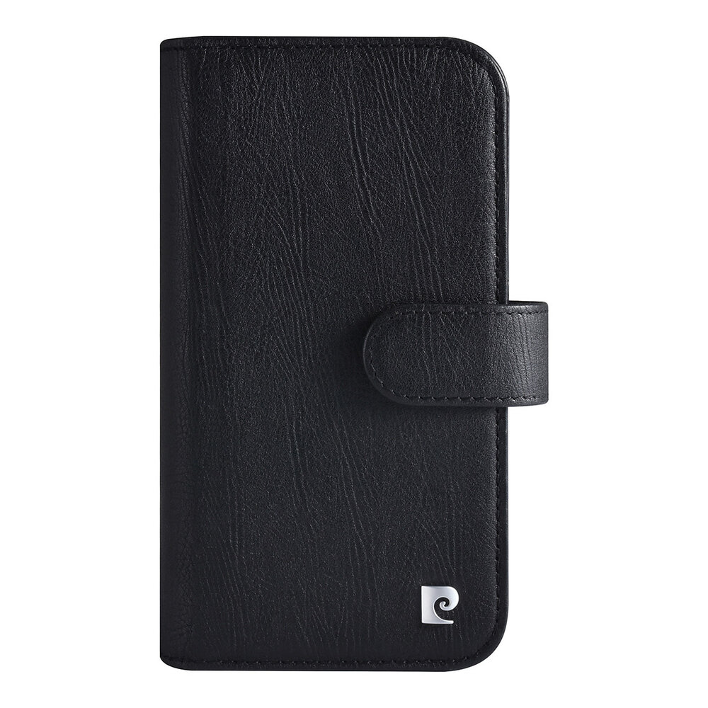 Pierre Cardin Pierre Cardin iPhone 13 & 14 Book type case - Card holder for 6 cards - Magnetic closure - Black Pierre Cardin Pierre Cardin iPhone 13 & 14 Book type case - Card holder for 6 cards - Magnetic closure - Black