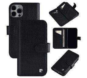Pierre Cardin Pierre Cardin iPhone 13 Pro Max Book Case hoesje - Pasjeshouder voor 6 pasjes - Magneetsluiting - Zwart Pierre Cardin Pierre Cardin iPhone 13 Pro Max Book Case hoesje - Pasjeshouder voor 6 pasjes - Magneetsluiting - Zwart