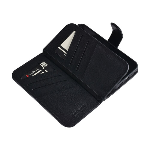 Pierre Cardin Pierre Cardin iPhone 13 Pro Max Book Case hoesje - Pasjeshouder voor 6 pasjes - Magneetsluiting - Zwart