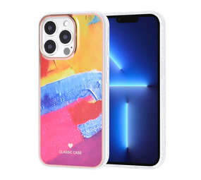 UNIQ Accessory UNIQ Classic Case iPhone 13 Pro TPU Backcover hoesje - Graffiti UNIQ Accessory UNIQ Classic Case iPhone 13 Pro TPU Backcover hoesje - Graffiti