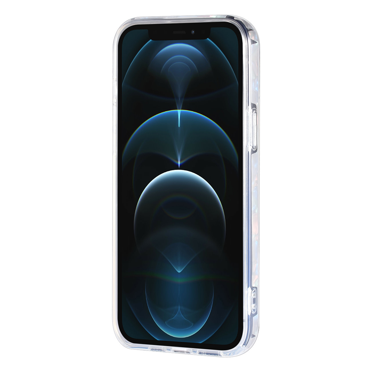 UNIQ Accessory UNIQ Accessory hoesje voor iPhone 12 Pro Max - TPU Backcover - Heartshaped Popsocket - Zwart, foto 4 van 4