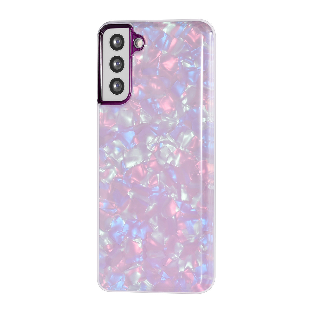UNIQ Accessory UNIQ Accessory hoesje voor Samsung Galaxy S21 Plus - TPU Backcover - Heartshaped Popsocket - Paars, foto 2 van 4