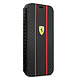 Ferrari Ferrari iPhone 13 Mini Book Case hoesje - Smooth Tire Stripe - Zwart Ferrari Ferrari iPhone 13 Mini Book Case hoesje - Smooth Tire Stripe - Zwart