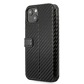 Ferrari Ferrari iPhone 13 Mini Book-Case hul - Smooth Tire Stripe - Schwarz