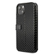 Ferrari Ferrari iPhone 13 Mini Book Case hoesje - Smooth Tire Stripe - Zwart Ferrari Ferrari iPhone 13 Mini Book Case hoesje - Smooth Tire Stripe - Zwart