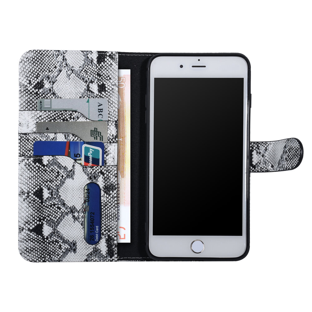 UNIQ Accessory UNIQ Accessory Apple iPhone 7-8 Plus Black and White Snakeskin Book type case UNIQ Accessory UNIQ Accessory Apple iPhone 7-8 Plus Black and White Snakeskin Book type case
