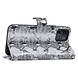 UNIQ Accessory UNIQ Accessory Zwart en Wit Slangenleer hoesje voor iPhone 11 Pro - Book Case UNIQ Accessory UNIQ Accessory Zwart en Wit Slangenleer hoesje voor iPhone 11 Pro - Book Case