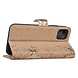UNIQ Accessory UNIQ Accessory Goud Slangenleer hoesje voor iPhone 11 Pro Max - Book Case UNIQ Accessory UNIQ Accessory Goud Slangenleer hoesje voor iPhone 11 Pro Max - Book Case