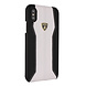 Lamborghini Apple iPhone X-Xs D1 Serie Wit Lamborghini backcover hoesje - Genuine Leather - Echt leer Lamborghini Apple iPhone X-Xs D1 Serie Wit Lamborghini backcover hoesje - Genuine Leather - Echt leer