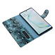UNIQ Accessory UNIQ Accessory Zwart en Blauw Slangenleer hoesje voor Galaxy Note 10 Plus - Book Case (N975F) UNIQ Accessory UNIQ Accessory Zwart en Blauw Slangenleer hoesje voor Galaxy Note 10 Plus - Book Case (N975F)