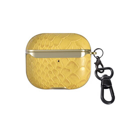 UNIQ Accessory AirPods 3 Case - Snake Leather - Geel