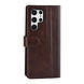 UNIQ Accessory UNIQ Accessory Samsung Galaxy S22 Ultra Book type case - Card holder for 3 cards - Magnetic closure - Dark Brown UNIQ Accessory UNIQ Accessory Samsung Galaxy S22 Ultra Book type case - Card holder for 3 cards - Magnetic closure - Dark Brown