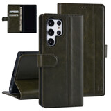 UNIQ Accessory UNIQ Accessory Samsung Galaxy S22 Ultra Book Case hoesje - Pasjeshouder voor 3 pasjes - Magneetsluiting - DonkerGroen UNIQ Accessory UNIQ Accessory Samsung Galaxy S22 Ultra Book Case hoesje - Pasjeshouder voor 3 pasjes - Magneetsluiting - DonkerGroen