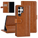 UNIQ Accessory UNIQ Accessory Samsung Galaxy S22 Ultra Book type case - Card holder for 3 cards - Magnetic closure - Brown UNIQ Accessory UNIQ Accessory Samsung Galaxy S22 Ultra Book type case - Card holder for 3 cards - Magnetic closure - Brown