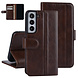UNIQ Accessory UNIQ Accessory Samsung Galaxy S22 Book type case - Card holder for 3 cards - Magnetic closure - Dark Brown UNIQ Accessory UNIQ Accessory Samsung Galaxy S22 Book type case - Card holder for 3 cards - Magnetic closure - Dark Brown