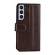 UNIQ Accessory UNIQ Accessory Samsung Galaxy S22 Book type case - Card holder for 3 cards - Magnetic closure - Dark Brown UNIQ Accessory UNIQ Accessory Samsung Galaxy S22 Book type case - Card holder for 3 cards - Magnetic closure - Dark Brown