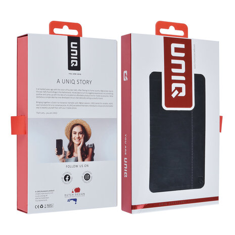 UNIQ Accessory UNIQ Accessory Étui Samsung Galaxy S22 Plus Book type housse - Porte-cartes pour 3 cartes - Fermeture magnétique - Noir UNIQ Accessory UNIQ Accessory Étui Samsung Galaxy S22 Plus Book type housse - Porte-cartes pour 3 cartes - Fermeture magnétique - Noir