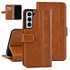 UNIQ Accessory UNIQ Accessory Samsung Galaxy S22 Plus Book type case - Card holder for 3 cards - Magnetic closure - Brown UNIQ Accessory UNIQ Accessory Samsung Galaxy S22 Plus Book type case - Card holder for 3 cards - Magnetic closure - Brown