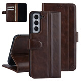 UNIQ Accessory UNIQ Accessory Samsung Galaxy S22 Plus Book type case - Card holder for 3 cards - Magnetic closure - Dark Brown UNIQ Accessory UNIQ Accessory Samsung Galaxy S22 Plus Book type case - Card holder for 3 cards - Magnetic closure - Dark Brown