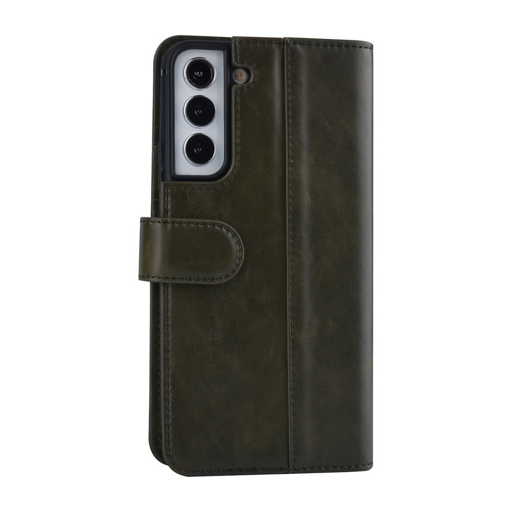 UNIQ Accessory UNIQ Accessory Samsung Galaxy S22 Plus Book type case - Card holder for 3 cards - Magnetic closure - Dark Green UNIQ Accessory UNIQ Accessory Samsung Galaxy S22 Plus Book type case - Card holder for 3 cards - Magnetic closure - Dark Green