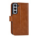 UNIQ Accessory UNIQ Accessory Samsung Galaxy S22 Book type case - Card holder for 9 cards - Magnetic closure - Brown UNIQ Accessory UNIQ Accessory Samsung Galaxy S22 Book type case - Card holder for 9 cards - Magnetic closure - Brown