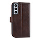 UNIQ Accessory UNIQ Accessory Samsung Galaxy S22 Book type case - Card holder for 9 cards - Magnetic closure - Dark Brown UNIQ Accessory UNIQ Accessory Samsung Galaxy S22 Book type case - Card holder for 9 cards - Magnetic closure - Dark Brown