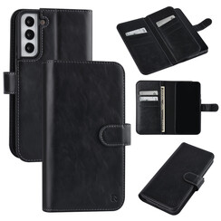 UNIQ Accessory Étui Samsung Galaxy S22 Plus Book type housse - Porte-cartes pour 9 cartes - Fermeture magnétique - Noir