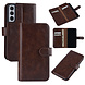 UNIQ Accessory UNIQ Accessory Samsung Galaxy S22 Plus Book type case - Card holder for 9 cards - Magnetic closure - Dark Brown UNIQ Accessory UNIQ Accessory Samsung Galaxy S22 Plus Book type case - Card holder for 9 cards - Magnetic closure - Dark Brown