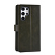 UNIQ Accessory UNIQ Accessory Samsung Galaxy S22 Ultra Book type case - Card holder for 9 cards - Magnetic closure - Dark Green UNIQ Accessory UNIQ Accessory Samsung Galaxy S22 Ultra Book type case - Card holder for 9 cards - Magnetic closure - Dark Green