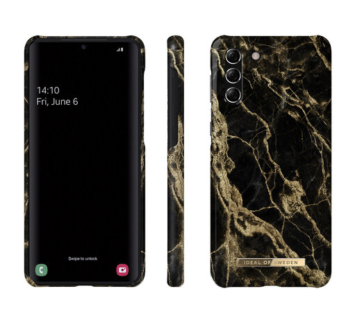 iDeal of Sweden iDeal of Sweden Galaxy S21 Plus Case - Golden Smoke Marble iDeal of Sweden iDeal of Sweden Galaxy S21 Plus Case - Golden Smoke Marble