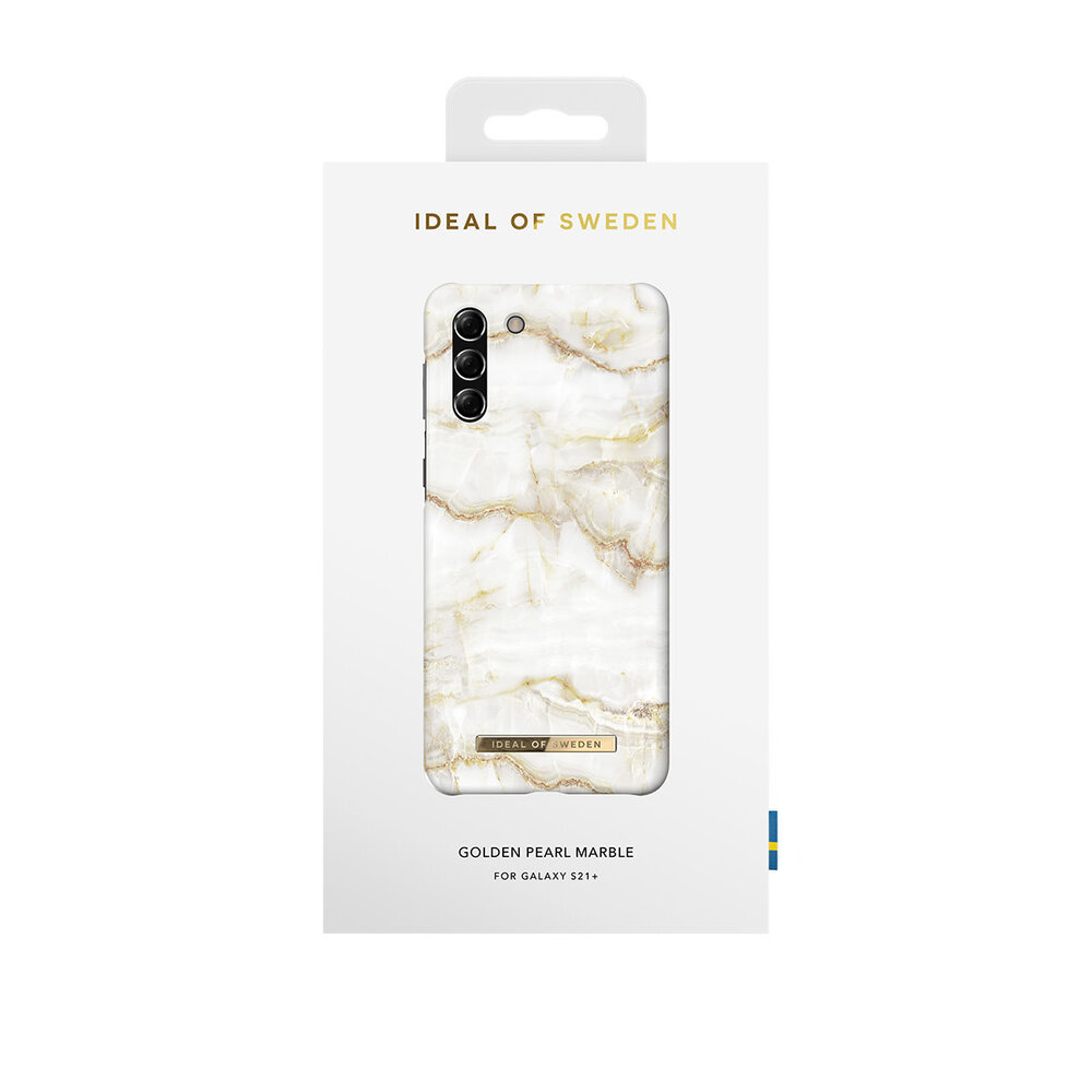 iDeal of Sweden iDeal of Sweden Étui Galaxy S21 Plus - Golden Pearl Marble iDeal of Sweden iDeal of Sweden Étui Galaxy S21 Plus - Golden Pearl Marble
