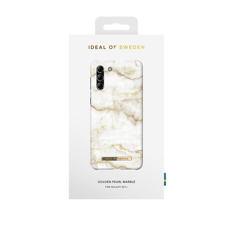 iDeal of Sweden iDeal of Sweden Étui Galaxy S21 Plus - Golden Pearl Marble iDeal of Sweden iDeal of Sweden Étui Galaxy S21 Plus - Golden Pearl Marble