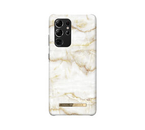 iDeal of Sweden iDeal of Sweden Galaxy S21 Ultra Hardcase Backcover - Fashion Case - Golden Pearl Marble iDeal of Sweden iDeal of Sweden Galaxy S21 Ultra Hardcase Backcover - Fashion Case - Golden Pearl Marble