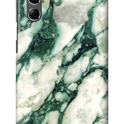 iDeal of Sweden Galaxy S21 Backcover hoesje - Fashion Case - Calacatta Emerald Marble