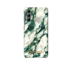 iDeal of Sweden iDeal of Sweden Galaxy S21 Backcover hoesje - Fashion Case - Calacatta Emerald Marble iDeal of Sweden iDeal of Sweden Galaxy S21 Backcover hoesje - Fashion Case - Calacatta Emerald Marble